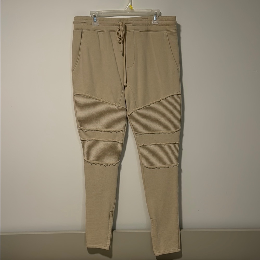 Men's Tan Jogger Pants